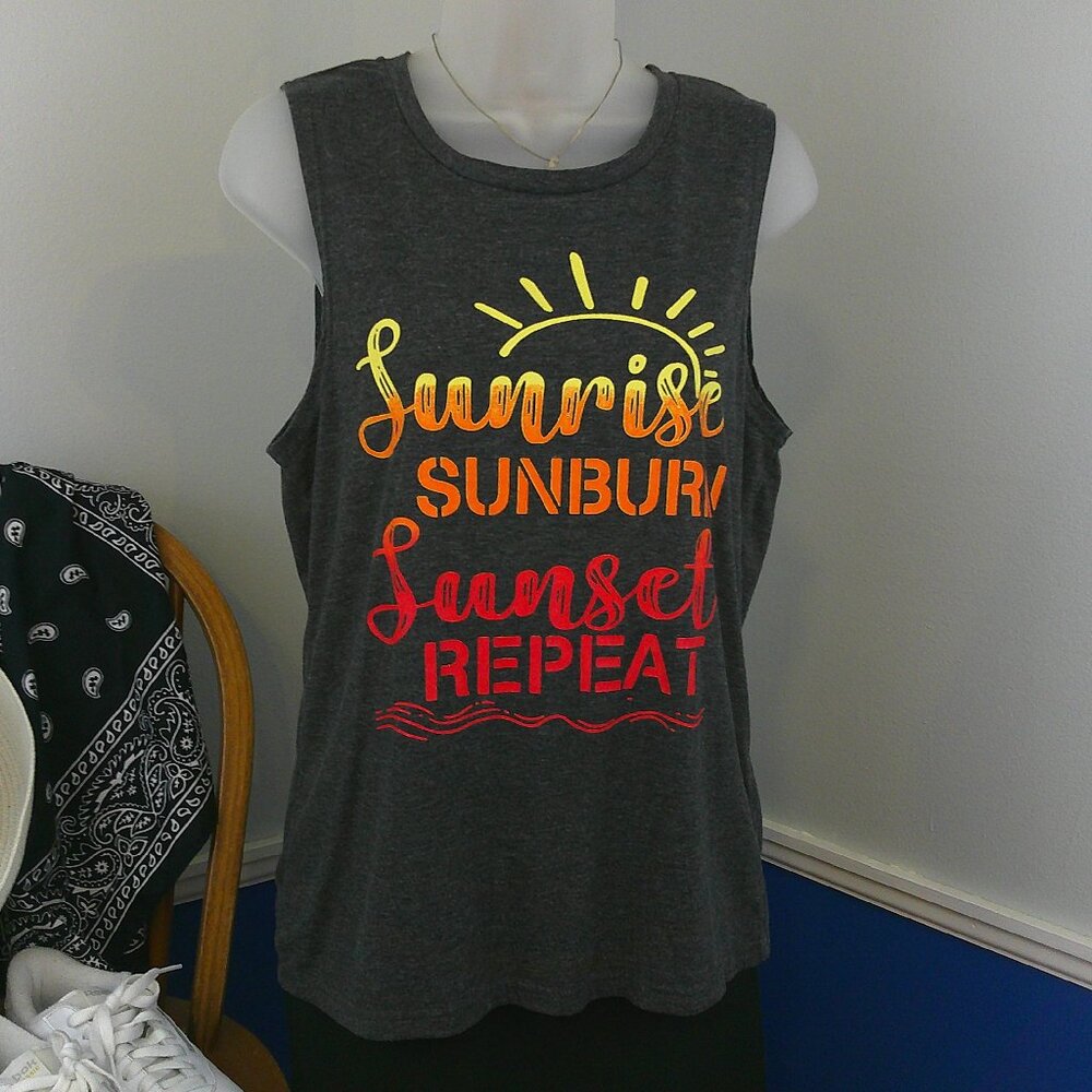 Beach/Summer Graphic Tank Top
